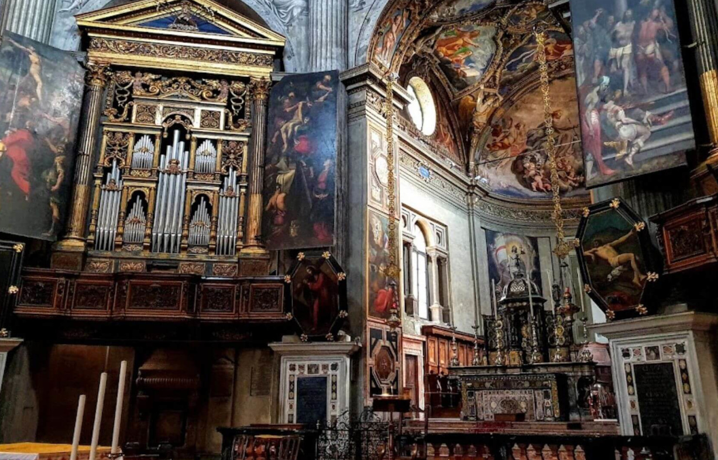 Interior Church of Santa Maria della Passione Milan